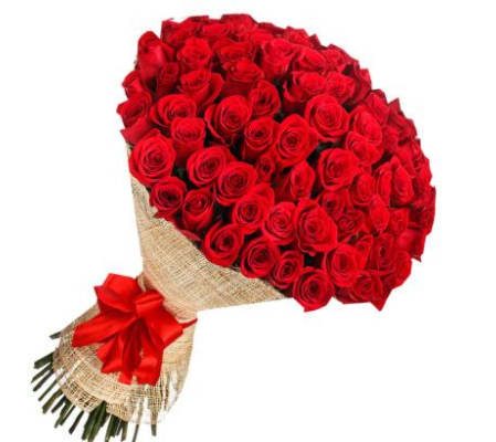 Passion Red Hand-Tied Bouquet