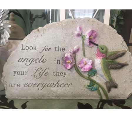 Humming Bird Garden Stone