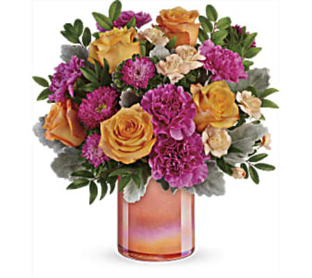 The Perfect Spring Peach Bouquet