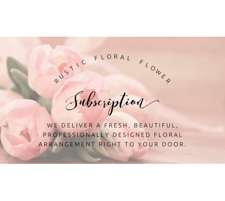 Fresh floral subscription bi-weekly