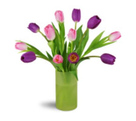 Pink & Lavender tulips