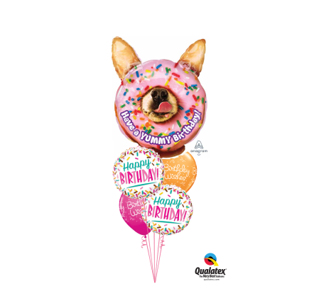 Yummy Sprinkles Cheerful Balloon Bouquet