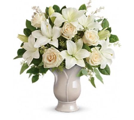 Elegance In a Tulip Vase Bouquet