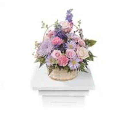 Monet's Garden Table Basket