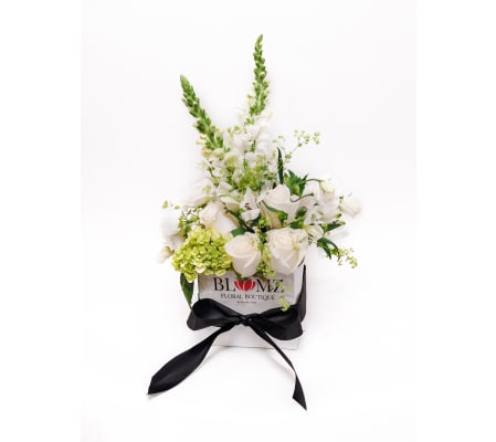 Small White Modern Blumz Box