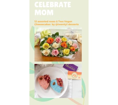 Wrapped Roses & Cheesecakes (Vegan)