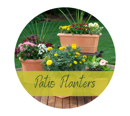 Colorful Outdoor Patio Planter