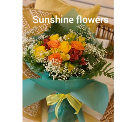 bouquet orange and yellow