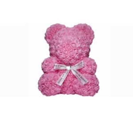 Pink Rose Bear