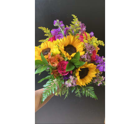 The bride is with white nice dress