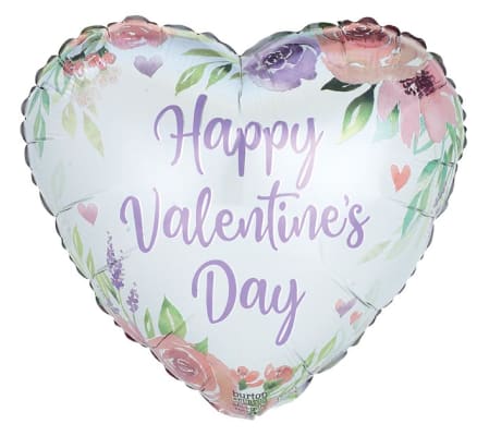 Happy Valentine's Day with roses Balloon