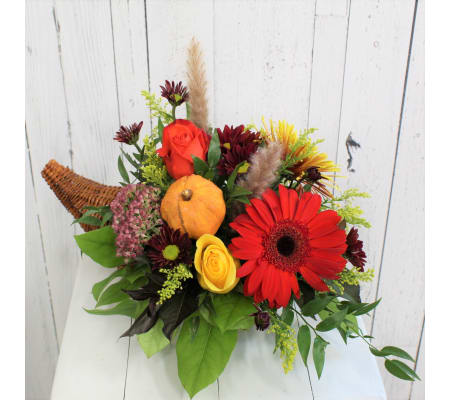 Fall Cornucopia Centerpiece
