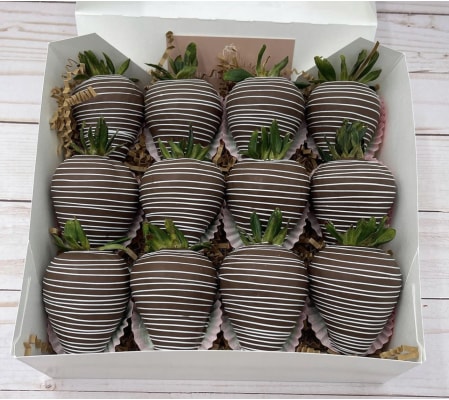 Delicious Drizzled Strawberry