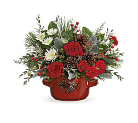 Stoneware Bowl Centerpiece