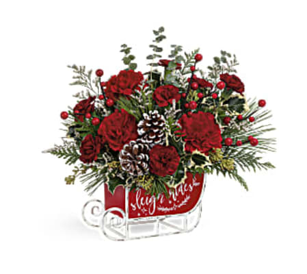 Vintage Sleigh Ride Centerpiece