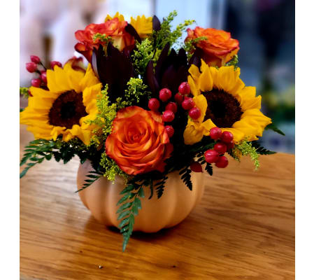 bright punkin sunset