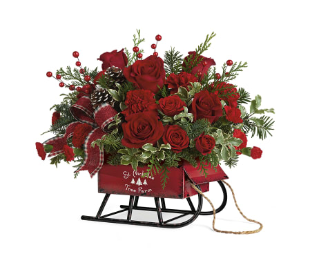 Rosy Sleigh (Teleflora)