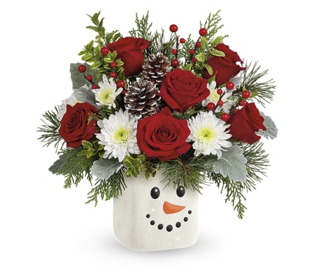 Smiling Snowman Bouquet