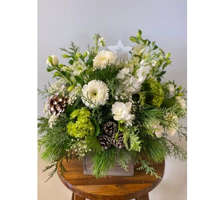 Christmas Bloom Box White Designer's Choice