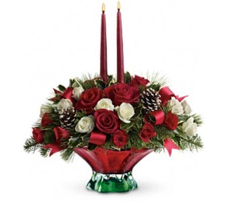 Colors of Christmas Centerpiece BF
