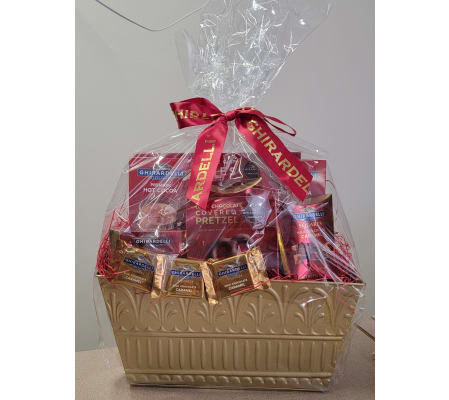 ghirardel chocolate basket