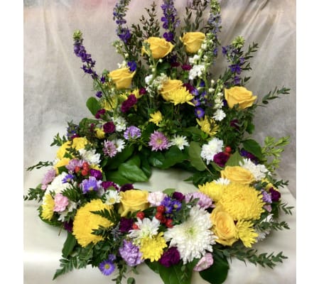 Memories of Spring Urn Wreath