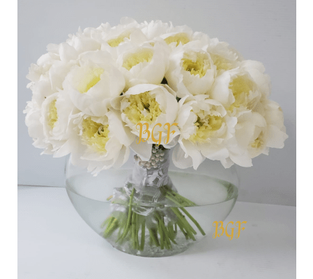 Whispering White Peonies