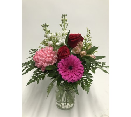 Valentines mason jar