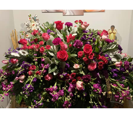 Heavens Garden Casket Spray