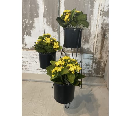 Tri-Stand Silk Kalanchoe Display