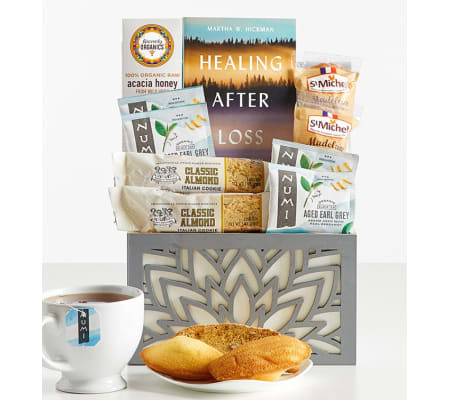 SYMPATHY GIFT TEA AND BOOK SET