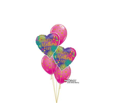 Lovely and Loved Classic Confetti Balloon Bouquet