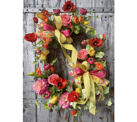 Fruit Loops Oval Wreath