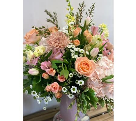 Designer's Choice Soft Pink Mix Arrangement