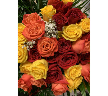 Mix colourful blooms