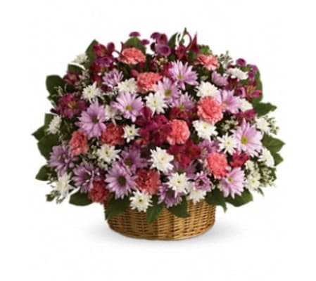 Teleflora's Rainbow Reflections Basket