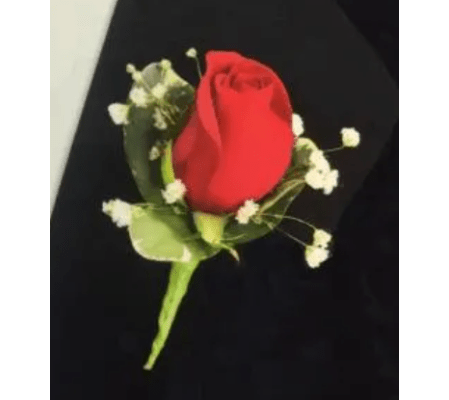RED ROSE FOR LAPEL *PROM