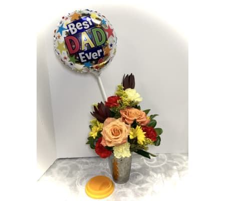 Diamond Plated Arrangement for Dad