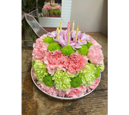 Pastel Flower Cake