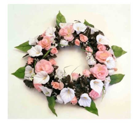 Silk Flower Wreath 4