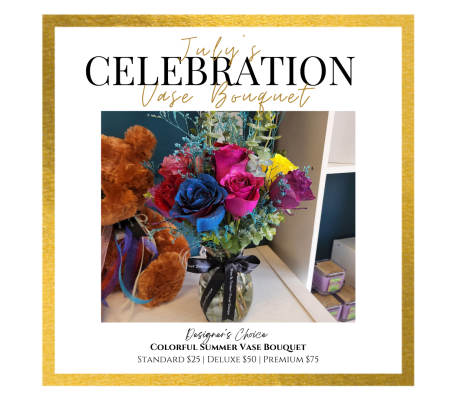 Designer's Choice: Colorful Summer Vase Bouquet