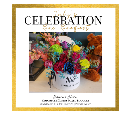 Designer's Choice: Colorful Summer Box Bouquet