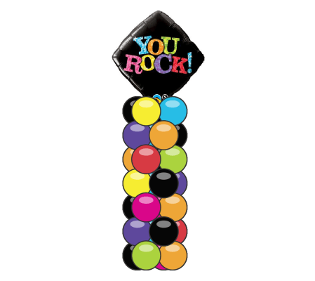 You Rock Mini Balloon Column