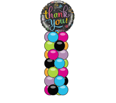 Thank You Chalkboard Mini Balloon Column