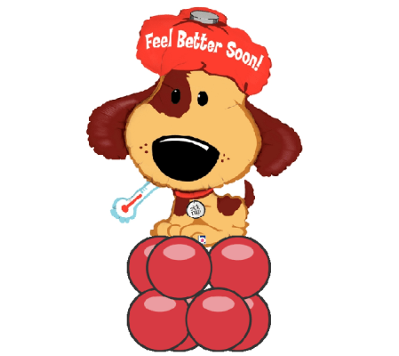 Sick Pup Balloon Super Table Topper