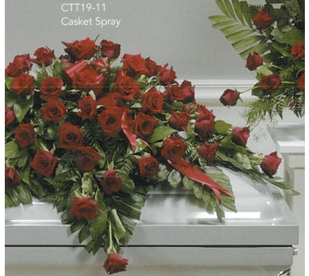 Red Rose Casket Spray(Ctt19-11)