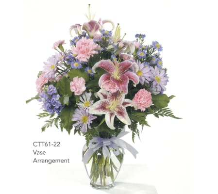 Purple & Pink Vase(Ctt61-22)