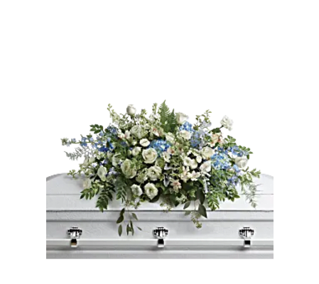 Tender Remembrance Half Casket Spray