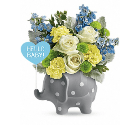 Elegant Hello Sweet Baby - Blue