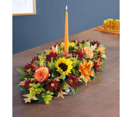 Beautiful Fall Bounty Centerpiece
